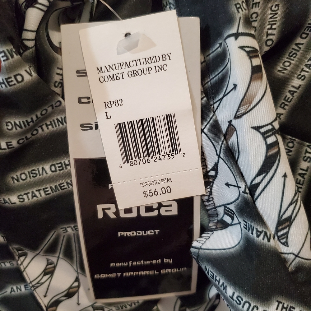 Rocawear Black Button Down Collared Short Sleeve … - image 7